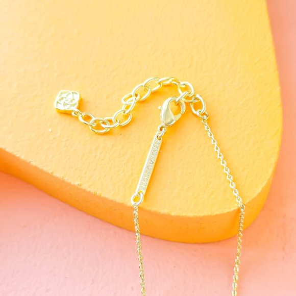 Kendra Scott - Nola Dichroic Glass Gold Pendant Necklace - Picture 3 of 3